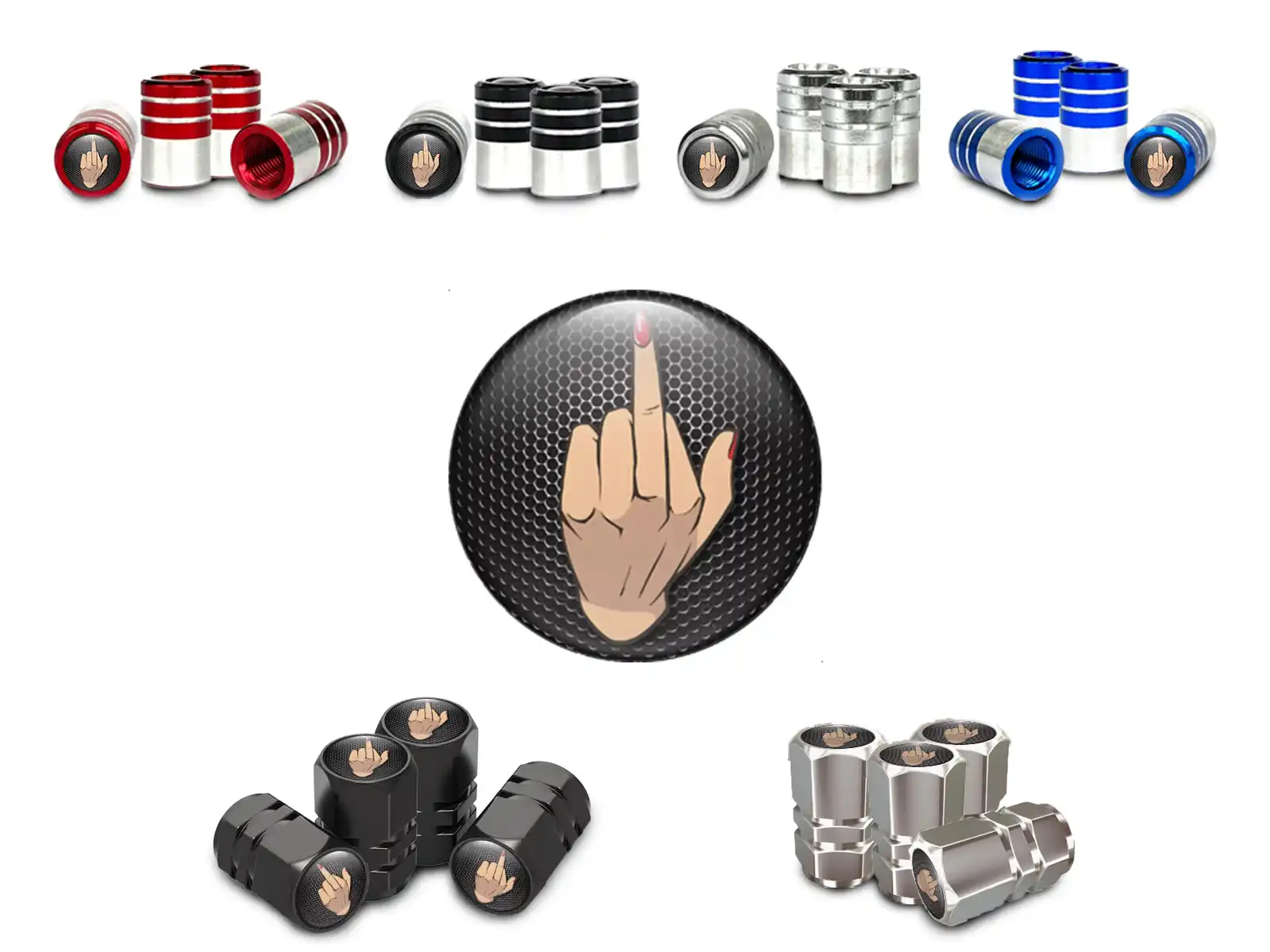 Tyres Valve Caps for Truck Trendy Edition